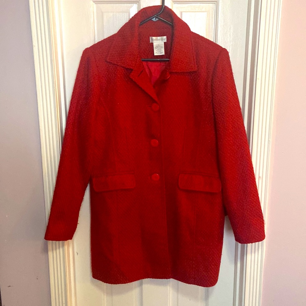 Worthington sz. 10 Dress coat Red
